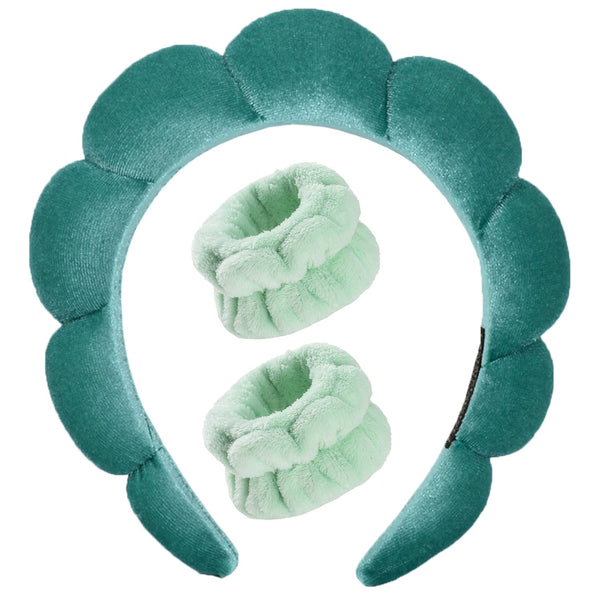 Velvet Spa Headband Set