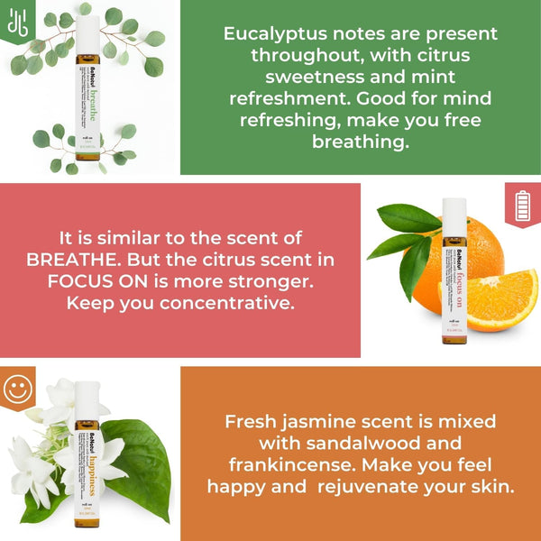 CalmCraft Aromatherapy Roll-On Set